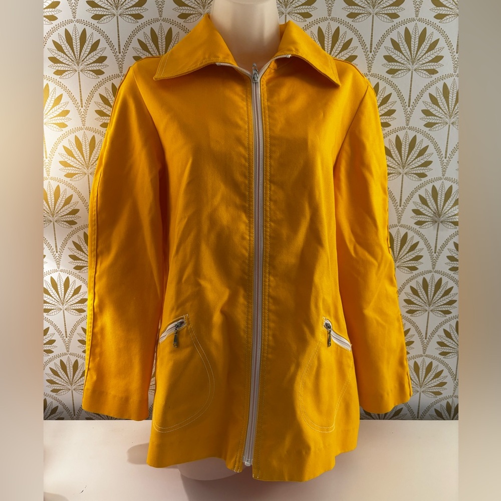 VINTAGE WHITE STAG LIGHT YELLOW JACKET 70s 80s